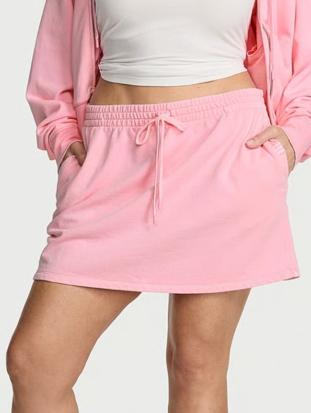 VS Angel Essentials Off-Duty Terry Mini Skirt Sz Lg NWT
